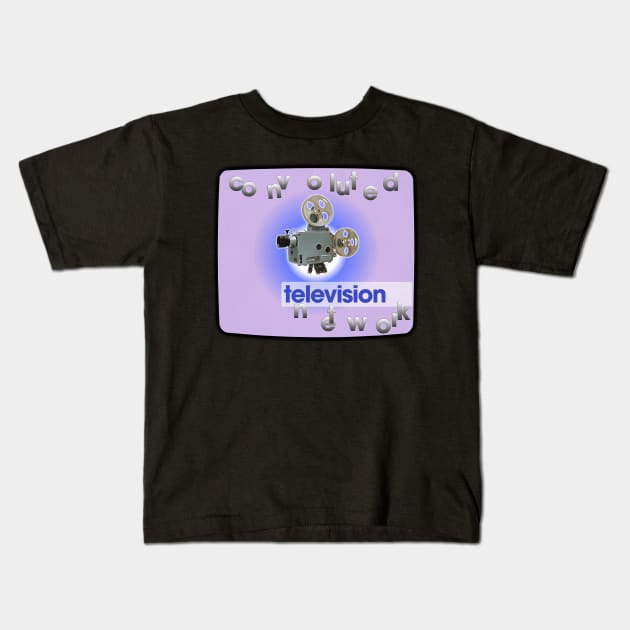 Convoluted Network / Pre-Taped Call In Show Kids T-Shirt by darklordpug